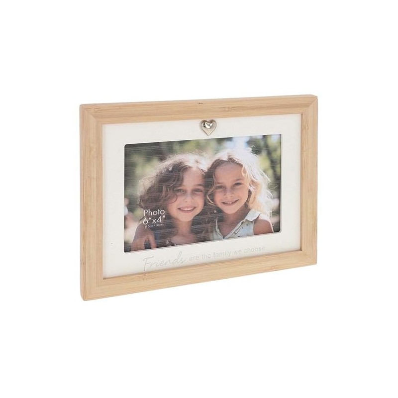 Shudehill Giftware 6 x 4 Bamboo Message Frame Friends
