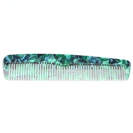 QinGoo Acetate Hair Comb Toothed Comb Women Environmentally Friendly 1 Piece (14.5 cm x 3 cm, Green)