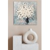 Waowumar Flowers Canvas Wall Art Blue and White Blossom Pictures