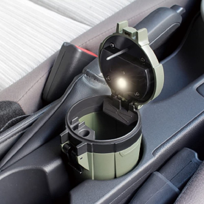 Tsuchiya Yac PF-362 Car Goods RUGGED Solar Ash GR Moss