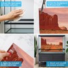 Duedusto 3 Pcs Reptile Tank Background, Bearded Dragon Tank Accessories,