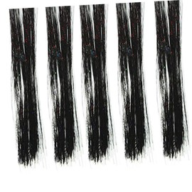 SAFIGLE 1Pc Long Sparkling Hair Extensions Glitter Hair Tinsel for Parties Shiny Straight Extensions Easy to Use Durable Material for Highlighting Your Style
