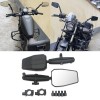 Unbranded 1 pair ADV Motorcycle Rearview Mirror Foldable Adjustable Adventure