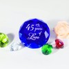 YWHL 45th Wedding Anniversary Sapphire Gift for Couple, 45 Years