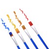 100 Pieces Small Flat Paint Brushes Art Paintbrushes Flat Top