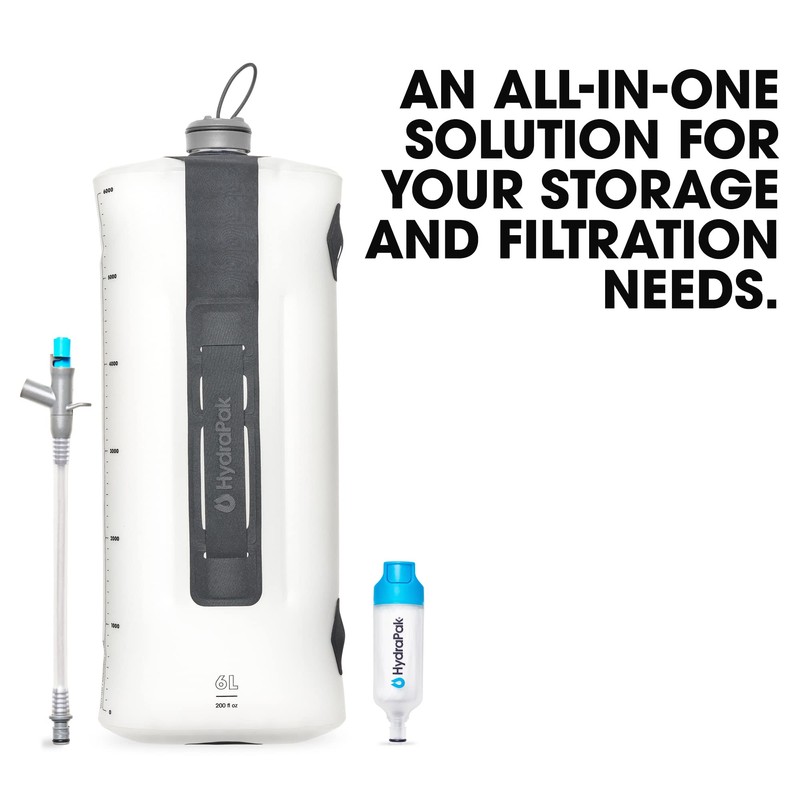 Hydrapak Seeker + 6L Gravity Filter Kit FK02 Clear