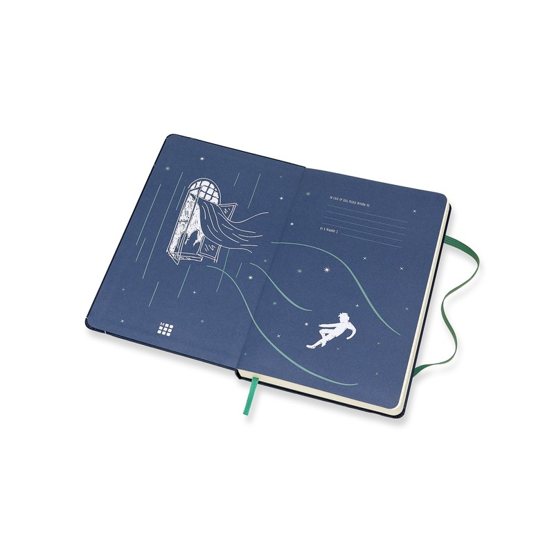 Moleskine Peter Pan Limited Edition Pirates Sapphire Blue Large Ruled