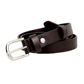 EnjoIt G5052 Women's Belt, Tochigi Leather, Suit Belt, Thin Belt, Women's, Genuine Leather, 39.4 inches (100 cm), Cowhide Leather, Korean Gift, Soft, For Birthdays, Golf, Business, Retro, Classic,