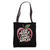 Candy Apples: Less People More Candy Apples Tote Bag
