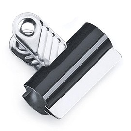 Rapesco RCB060B1 60 mm Letter Clips, Black, Pack of 10