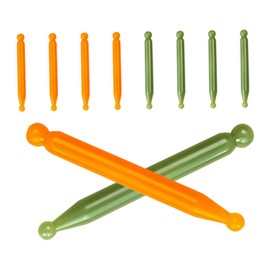 VICASKY 10pcs Acupuncture Stick Set Portable Gua Sha Resin Massager for Body and Facial Massage Convenient Acupoint Tool for Relaxation and Wellness