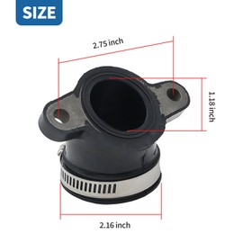 laffoonparts Carb Intake Boot Carburetor Intake Manifold Boot Replacement for Polaris ATP Magnum Trail Boss Blazer 325 330 Trailblazer 330 3087050