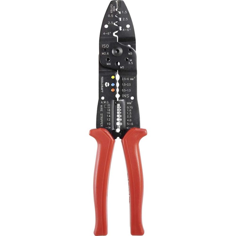 TOOLCRAFT TO-4861971 Multifunctional Pliers 0.75 to 6 mm