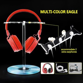 Soporte para auriculares dual (grabación azul/LP)