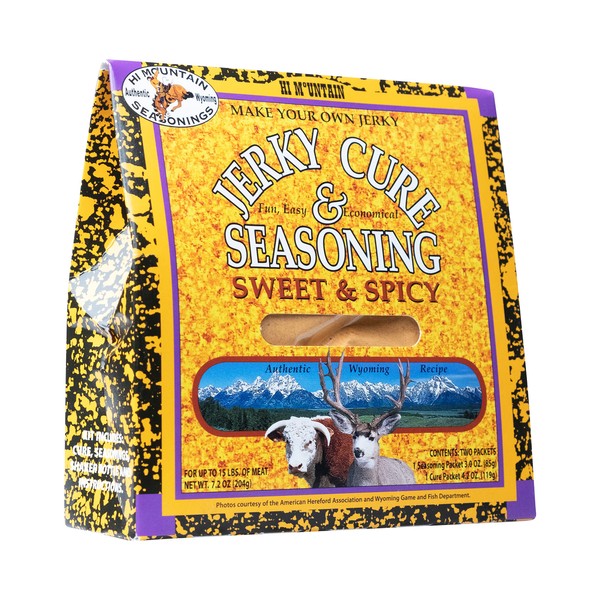 Hi Mountain Jerky Cure & Seasoning Kit - SWEET AND SPICY BLEND