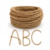 32 Ft Wired Jute Twine, Bendable Wired Twine for Wreaths
