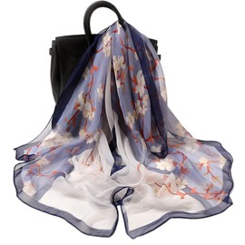 FAIRYGATE Stola für Abendkleid Chiffon Tuch Mode Damen Frühling Sommer Chiffon Georgette Schal Strand Schals Halstuch 39021