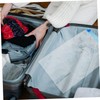 Ciieeo 5pcs Hand Rolled Vacuum Compression Bags for Travel Clothes