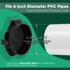 SDSNTE Steel Security Upgraded Conduit Carrier Kit Fit 6 Inch