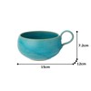Rikizo R-886458 Soup Cup, Blue, Turkey, Diameter 5.9 x Depth