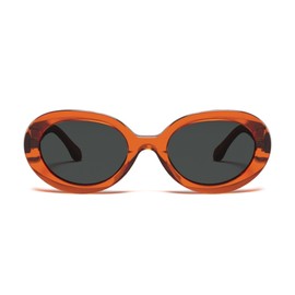 Hanukeii Unisex Tulum Sonnenbrille, Orange, One Size