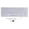 61 Keys Transparent Mechanical Keyboard Clear Keycap Wired Gaming Keyboard