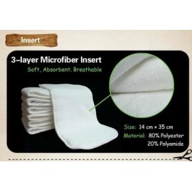 15 Pañales Ecológicos Alvababy Abs De Microfibra 10/5
