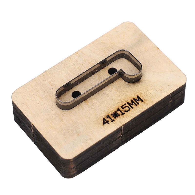 Leather Punching Cutting Die Number 1 Shape High Hardness Alloy