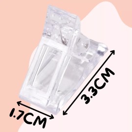 Mafab 5 Pinza Clip Para Polygel Acrygel Molde Uñas Dual System F