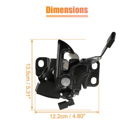 Unifizz Car Engine Hood Latch Lock Repalces 74120TBAA01 for Honda Civic EX/EX-L/EX-T/LX/Si/Sport/Sport Touring/Touring 2016-2020 Hood Latch Assembly