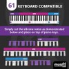 MUSIQ MAKER MUSIQ MAKER'S Removable Piano Keyboard Note Labels for