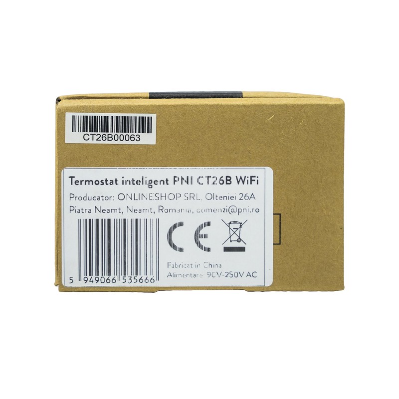 PNI CT26B WiFi Smart Thermostat for Electric Underfloor Heating or