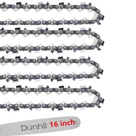 Dunhil 4 Pack 16 Inch Chainsaw Chains 3/8" LP Pitch, 043'' Gauge, 55 Drive Links for Stihl 017 018 019, MS170 MS171 MS180c MS192 and More