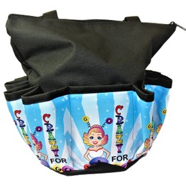 Lucky Lady 10 Pocket Bingo Bag I Go Crazy for Bingo with "Sweet on Bingo" Lucky Charm