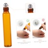 FOMIYES Refillable Travel Toiletries Bottles Set Essential Oil Roller Bottles