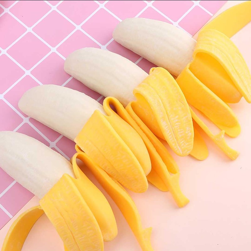 AiO JAPAN Toy, Stretching Banana, Peeling Banana, Stress Relief, Stress