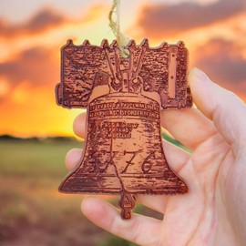 Cedar Ornament - 1776 Liberty Bell