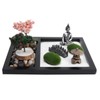 Zen Garden Sand Table Buddha Statue Sandbox Japanese Style Desktop