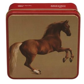 Gardiners of Scotland Handmade Fudge 120g Square Tin, George Stubbs Whistlejack Horse Vanilla Fudge