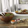 Nambe Triple Condiment Server