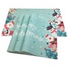 WAZAIGUR Christmas Placemats for Dining Table,Christmas Tree Santa Claus Snowman,Washable