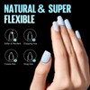 TOMICCA Pack of 240 Artificial Nail Tips, Ultra Short Squoval