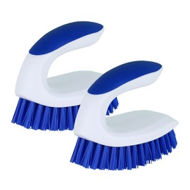 PHYEX - Paquete de 2 cepillos de limpieza, alfombra, piso, baño, utensilios de cocina