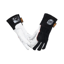 SÜA® - Performance MIG/Stick Welding Gloves - Lambskin and Black Suede Leather - Full Cotton Fleece Lining - Size M - (2 Pairs)