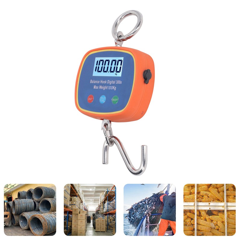 Digital Hook Scale LCD Display Mini Handheld Portable Hanging Balance