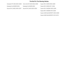 Tusk Valve Cover Gasket for Suzuki DR-Z 400S 2000-2009,2011-2022