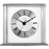 Acctim Acctim Mantel Clock, Metal, Silver, 13.7 x 15.5 x