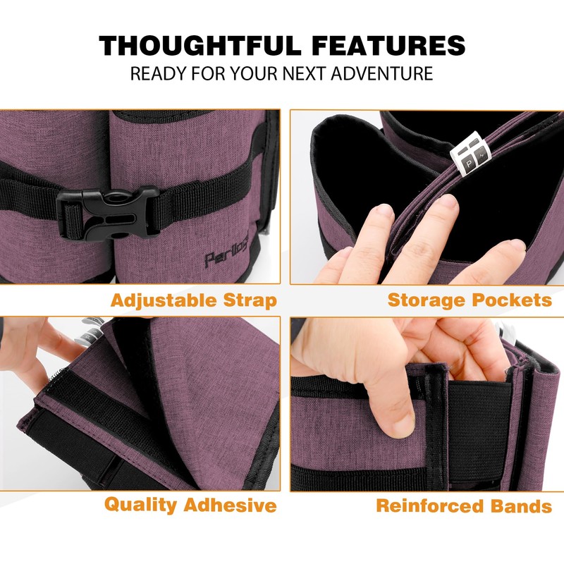 Luggage Cup Holder Attachment – Hands-Free Drink Carrier for Coffee