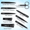 Nylea Tweezers Set And Nail Clippers For Men And Women