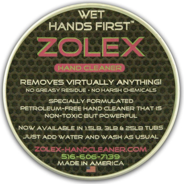 Zolex Water Activated Hand Cleaner for Working Hands| Stain Remover